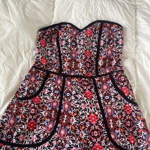 Floral Target Romper